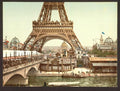 Eiffel Tower II Exposition Universal 1900 Paris Vintage A4 Photo Print