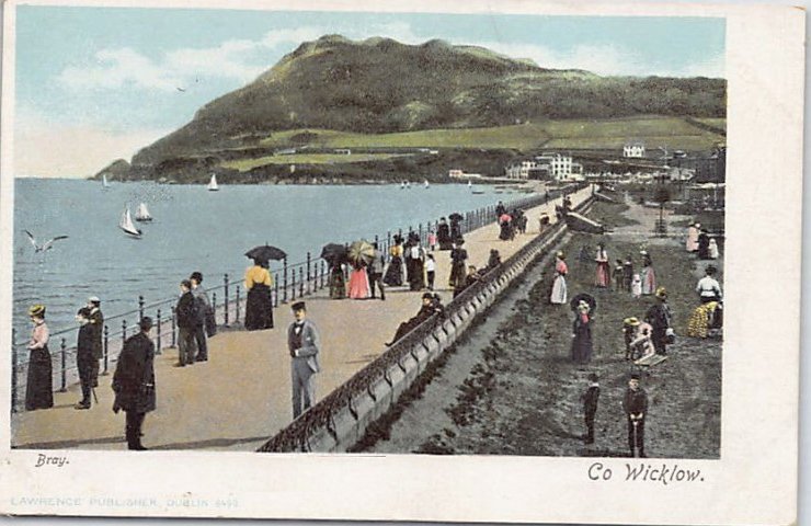 Eire Co Wicklow Bray Vintage A4 Photo Print
