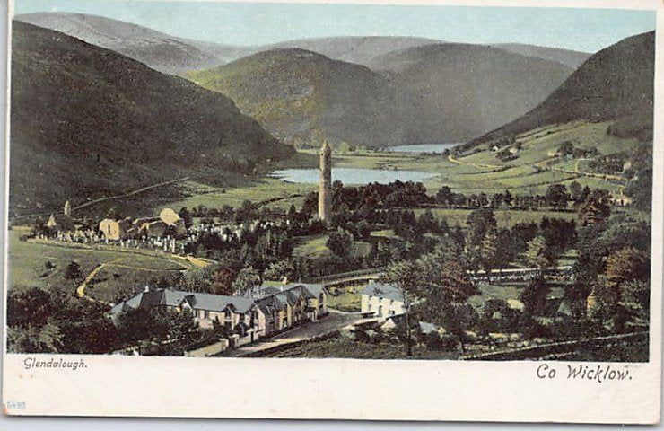 Eire Co Wicklow Glendalough Vintage A4 Photo Print