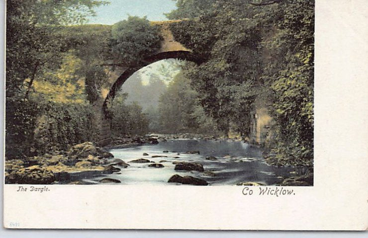 Eire Co Wicklow The Dargle Vintage A4 Photo Print
