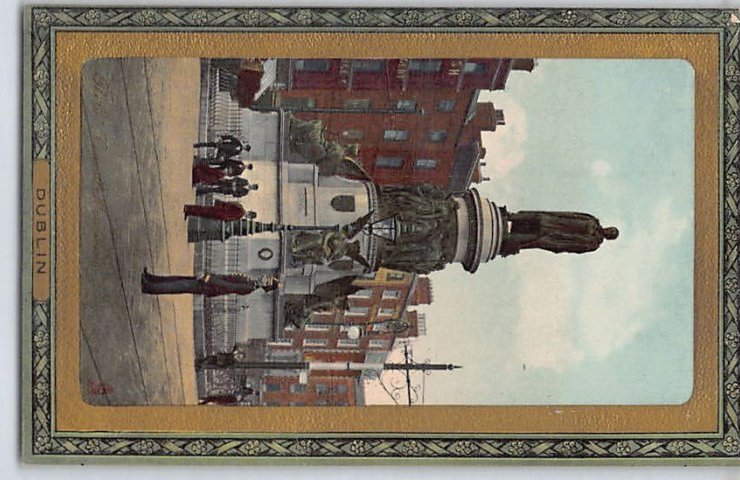 Eire Dublin The O Connell Monument Vintage A4 Photo Print