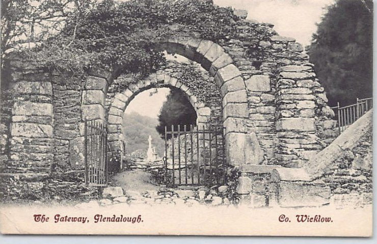 Eire Glendalough Wicklow The Gateway Vintage A4 Photo Print