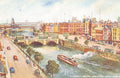 Eire Ireland Dublin O Connell Bridge And River Liffey Vintage A4 Photo Print