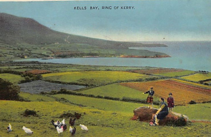 Eire Ireland Ring Of Kerry Kells Bay Vintage A4 Photo Print