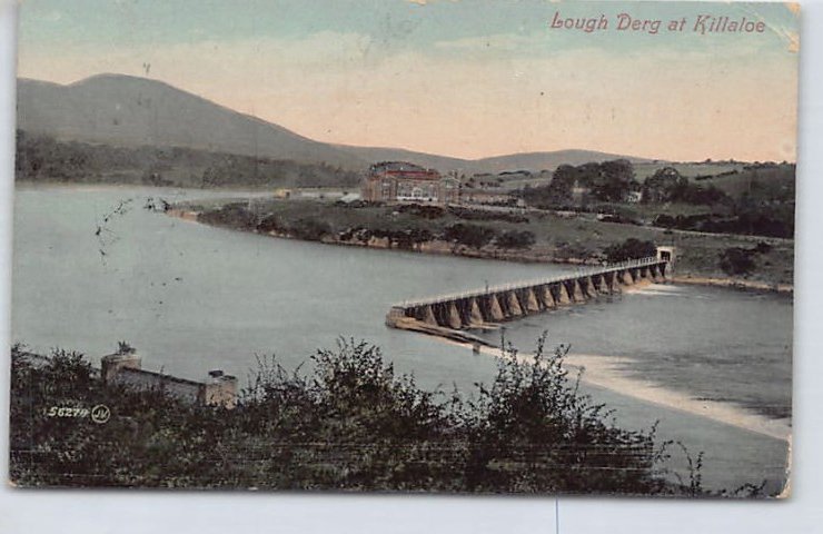 Eire Killaloe Clare Lough Derg Vintage A4 Photo Print