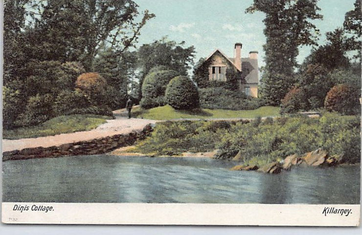 Eire Killarney Kerry Dinis Cottage Vintage A4 Photo Print