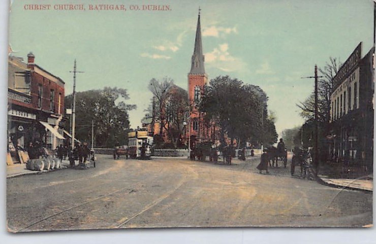 Eire Rathgar Dublin Christ Church Vintage A4 Photo Print