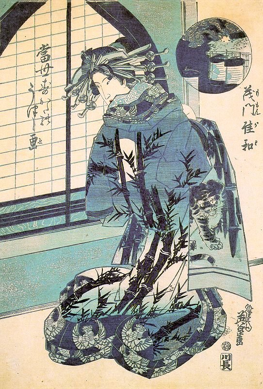 Eisen Keisai Japanese 1791 18481 Art A4 Photo Print UK