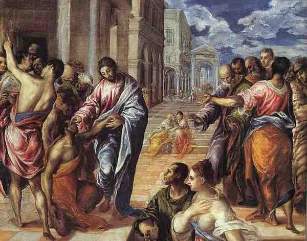 El Greco Christ Healing The Blind 1577 8 A4 Photo Print