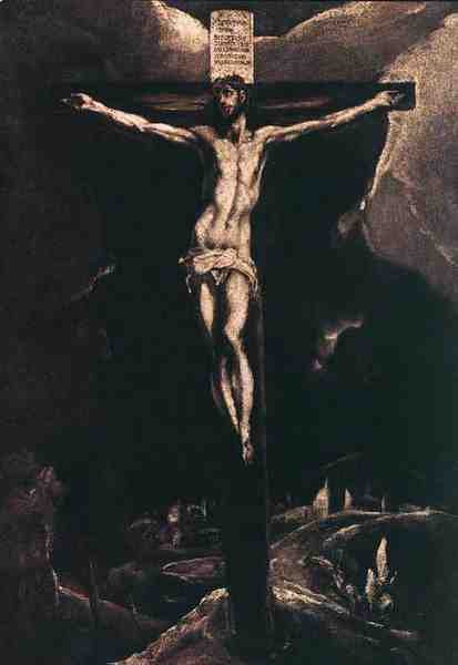 El Greco Christ On The Cross 1585 90 A4 Photo Print