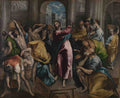 El Greco Christ driving the Traders from the Temple A4 Photo Print