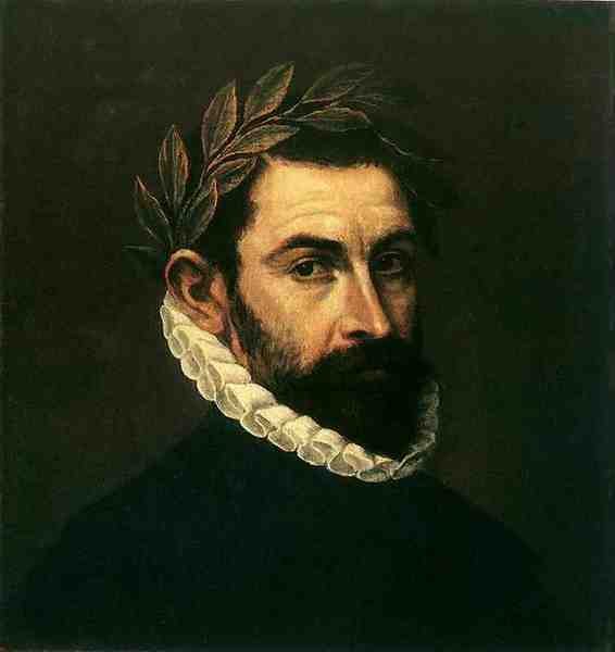 El Greco Poet Ercilla Y Zuniga 1590 1600 A4 Photo Print