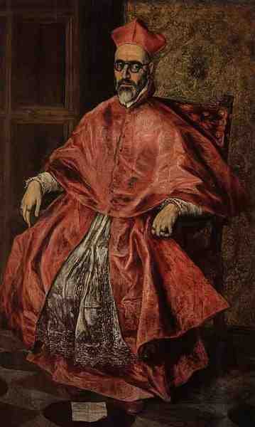 El Greco Portrait Of A Cardinal A4 Photo Print