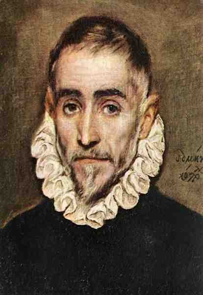 El Greco Portrait Of An Elder Nobleman 1584 94 A4 Photo Print