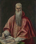 El Greco Saint Jerome as Cardinal A4 Photo Print