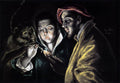 El Greco allegory boy lighting candle in the company of an ape 2 A4 Photo Print