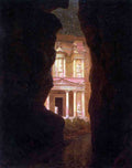 El Khasne Petra Frederick Edwin Church A4 Photo Print