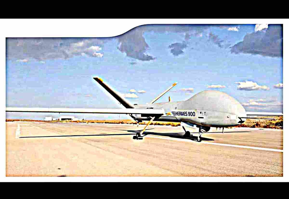 Elbit Hermes 900 Uav Drone Israel 2 (2) Military A4 Photo Print