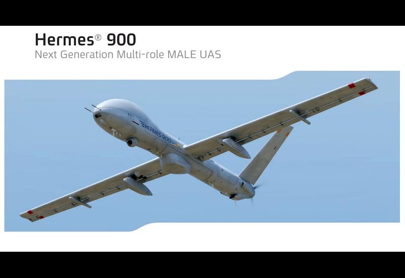 Elbit Hermes 900 Uav Drone Israel Military A4 Photo Print