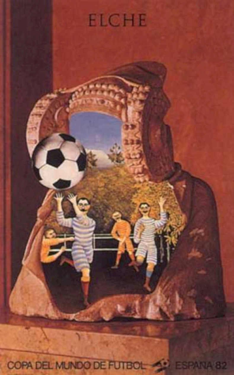 Elche Copa Mundo Vintage Retro Advert Ads A4 Photo Print