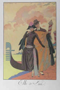 Ele Et Lui She and I George Barbier A4 Photo Print