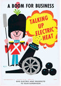 Electric Heat Soldier Vintage Retro Advert Poster A4 Photo Print