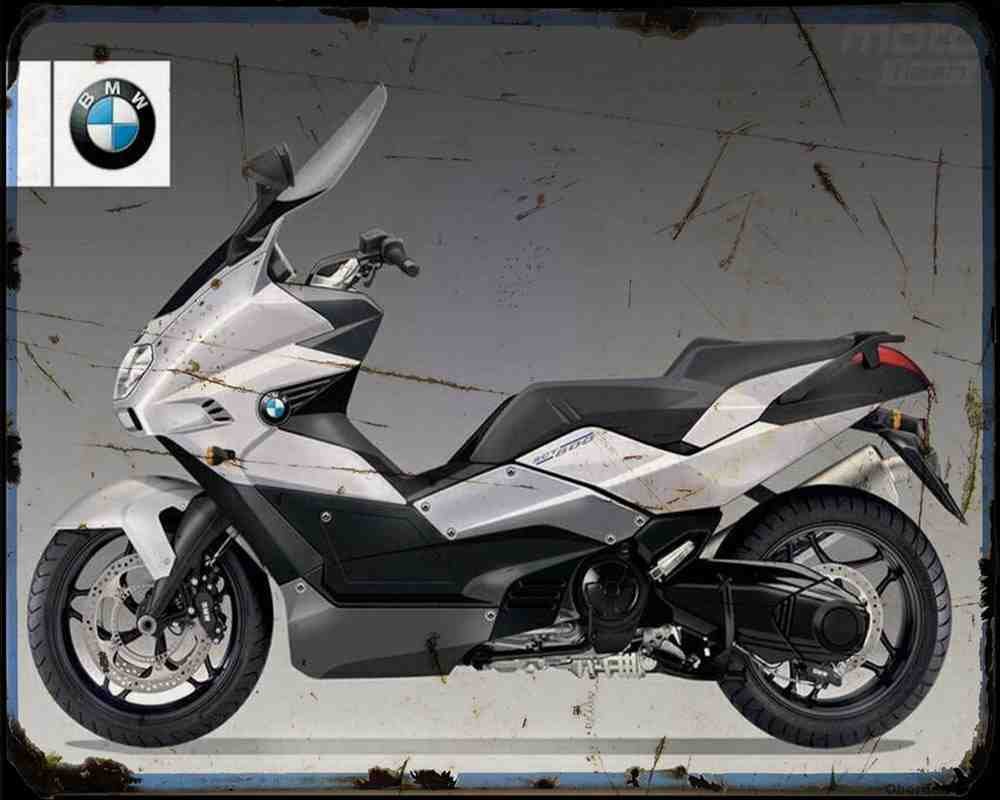 Electric Scooter A4 Photo Print Motorbike Vintage Aged