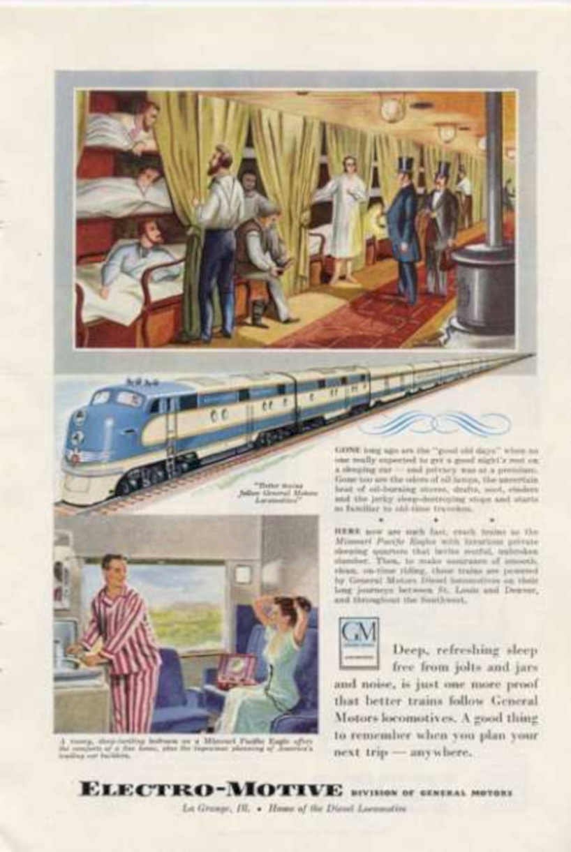 Electro Motive Train 1 Vintage Retro Advert Ads A4 Photo Print