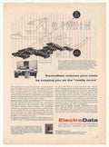 Electrodata Assembly Line Vintage Retro Advert Ads A4 Photo Print