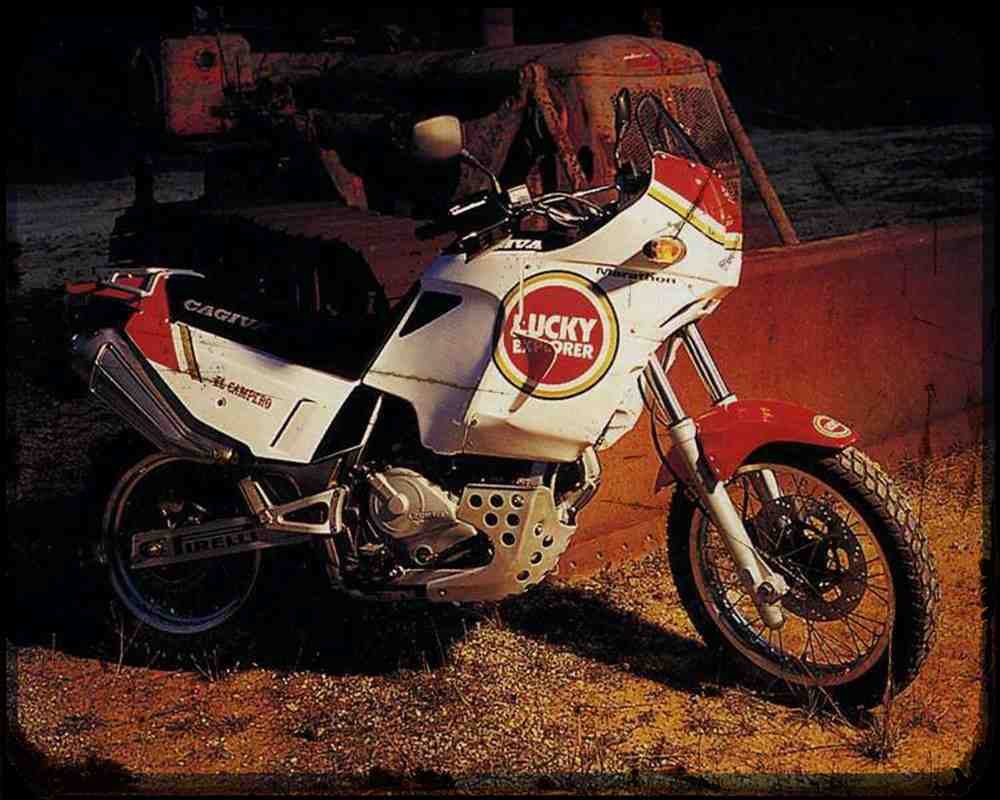 Elefant 750 91 1 A4 Photo Print Motorbike Vintage Aged