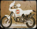 Elefant 89 A4 Photo Print Motorbike Vintage Aged