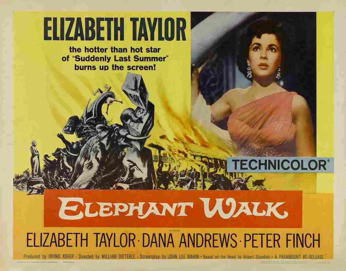 Elephant Walk 02  film star poster A4 Photo Print