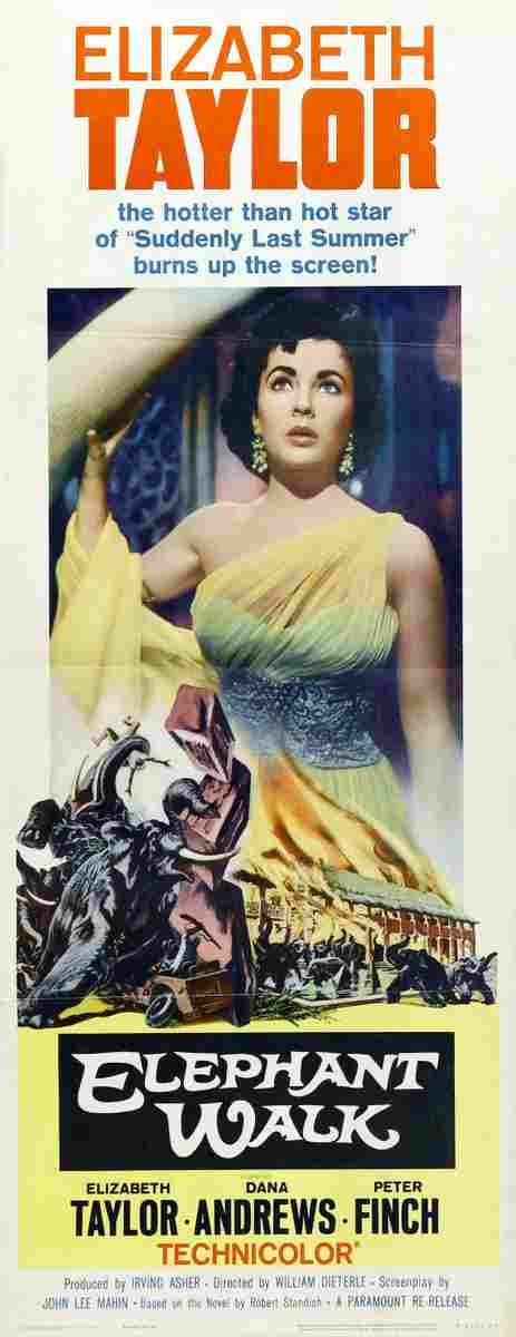 Elephant Walk 04  film star poster A4 Photo Print