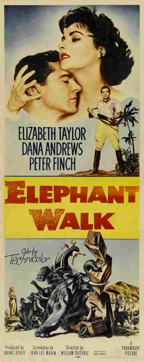 Elephant Walk 05  film star poster A4 Photo Print