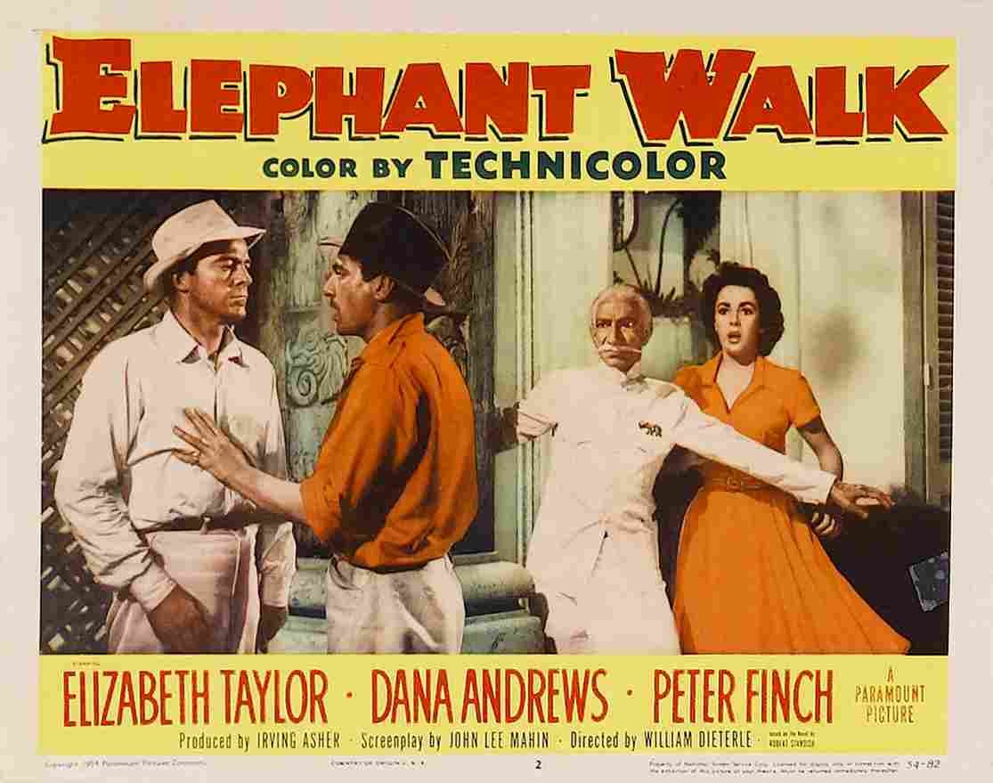 Elephant Walk 08  film star poster A4 Photo Print
