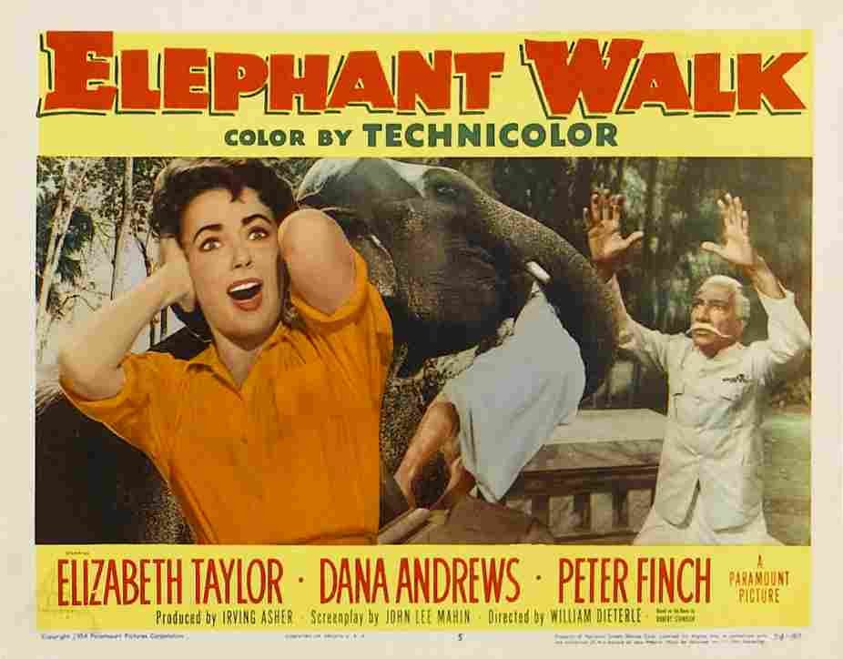 Elephant Walk 10  film star poster A4 Photo Print
