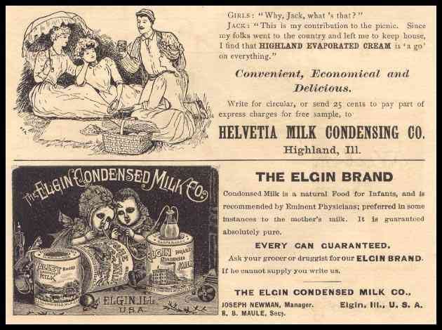Elgin Milk 749 Vintage Advert A4 Photo Print