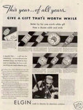 Elgin Watches Gift Vintage Retro Advert Ads A4 Photo Print
