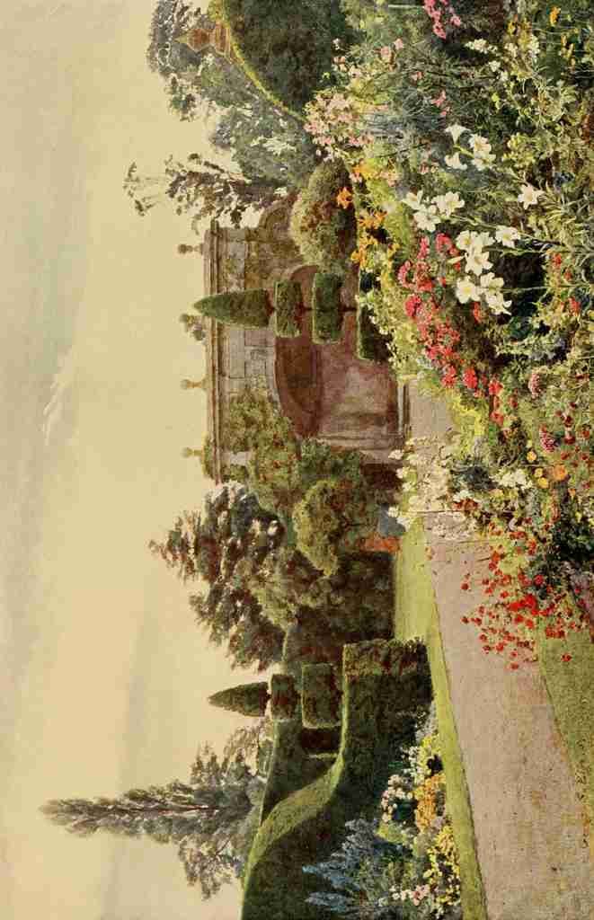 Elgood George S 1851 1943 Some English Gardens 1904 Arley The Alcove A4 Photo Print
