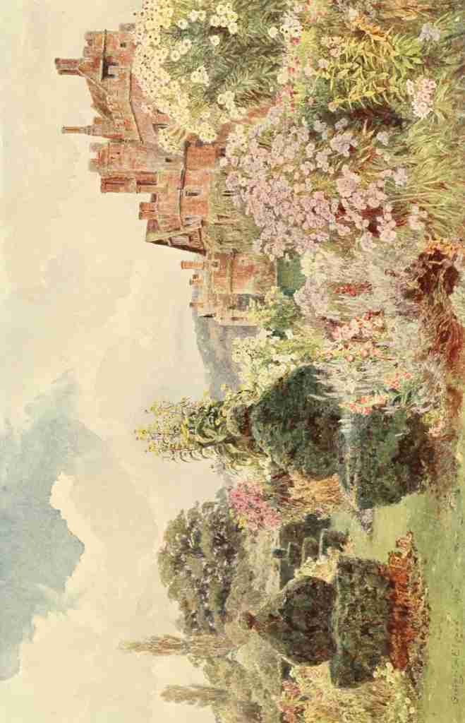 Elgood George S 1851 1943 Some English Gardens 1904 Compton Wynyates A4 Photo Print