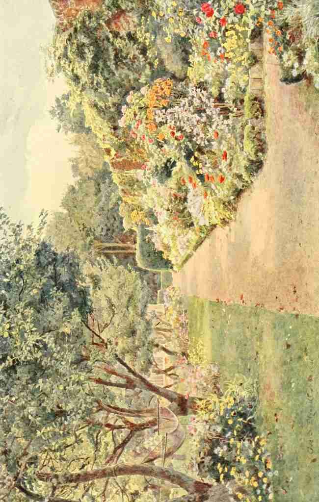 Elgood George S 1851 1943 Some English Gardens 1904 Mynthurst A4 Photo Print