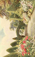 Elgood George S 1851 1943 Some English Gardens 1904 Northiam Brick wall A4 Photo Print