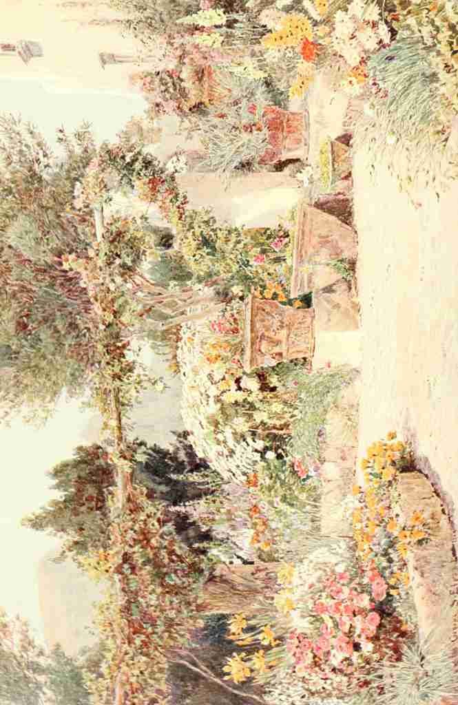 Elgood George S 1851 1943 The Studio 1904 An Italian Garden A4 Photo Print