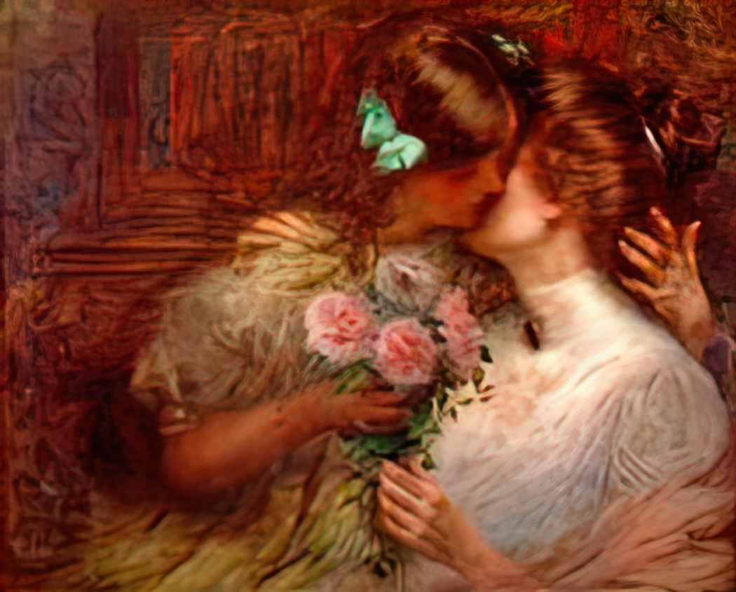 Eliseu Visconti kiss 1909 Art A4 Photo Print
