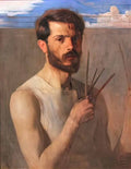 Eliseu Visconti self portrait 1902 Art A4 Photo Print