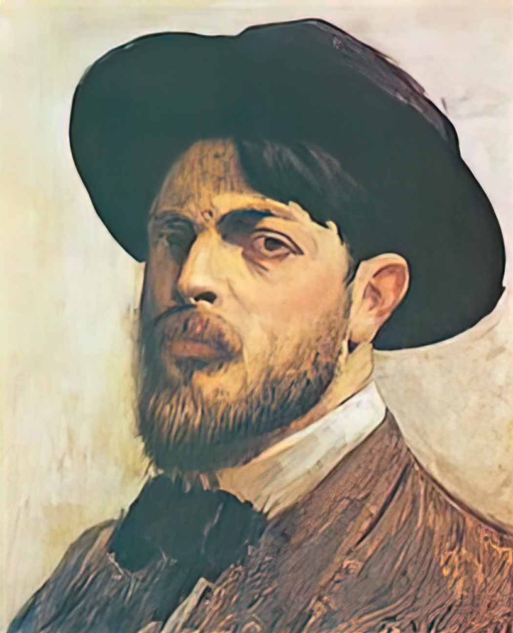 Eliseu Visconti self portrait Art A4 Photo Print