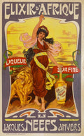 Elixir D Afrique Vintage Retro Advert Poster