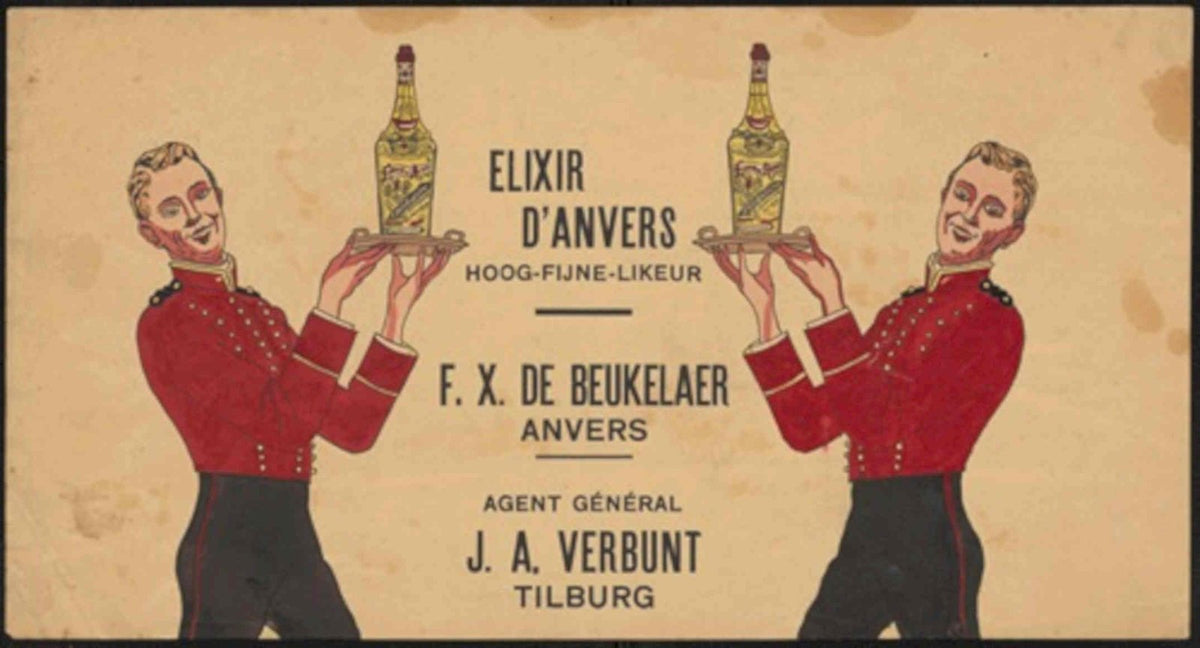 Elixir D Anvers 2 Vintage Retro Advert Poster