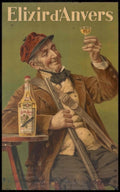 Elixir D Anvers 3 Vintage Retro Advert Poster