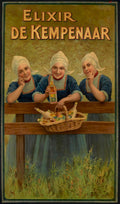 Elixir Kempenaar Women Vintage Retro Advert Poster